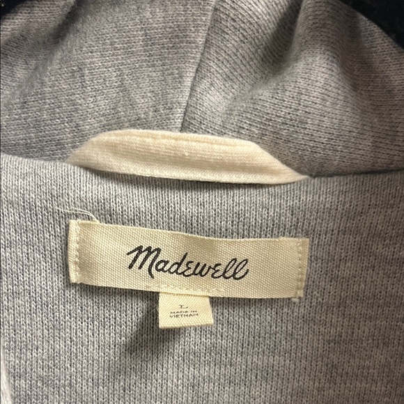 Madewell Gray Teddy Jacket - Picture 4 of 5